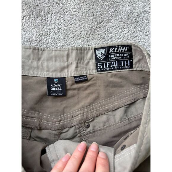 (2) NWOT KUHL Liberator Convertible Pants Men’s 30x34 Stealth Outdoors Utility, - Picture 6 of 9